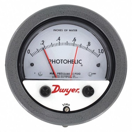 Pressure switch/gage, range 0-8.0