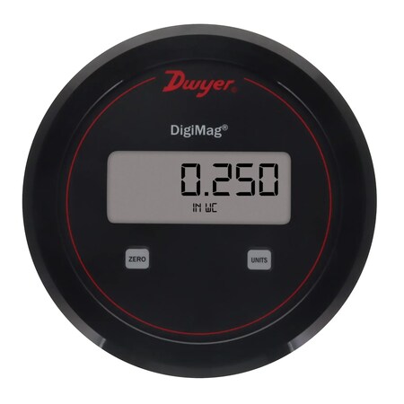 Differential digital pressure transmitter, range 0-1.0