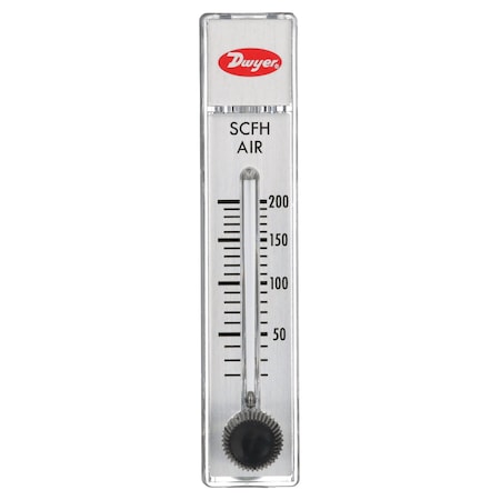 Flowmeter, range 30-200 cc/min air, no valve. MPN:RMA-11