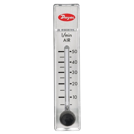 Flowmeter, range 5-50 LPM air, no valve. MPN:RMA-23
