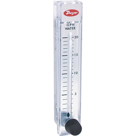 Flowmeter, range 1-10 SCFH air. MPN:RMB-50-SSV