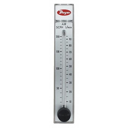 Flowmeter, range 50-500 SCFH air. MPN:RMB-56-SSV