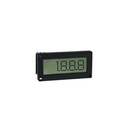 Flush mount LCD digital panel meter, loop powered 4 to 20 mA. MPN:DPMF