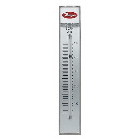 Flowmeter, range 2-20 SCFH air. MPN:RMB-51-SSV