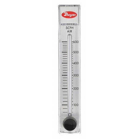 Flowmeter, range 60-600 SCFH air. MPN:RMB-57-SSV