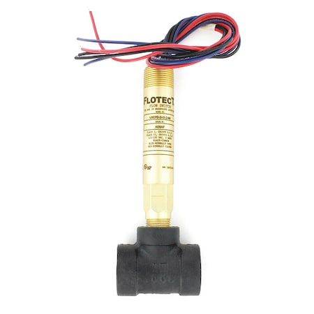 Mini-size flow switch, brass upper and lower body, 3/4