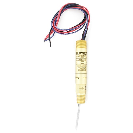 Mini-size flow switch, brass upper and lower body, 2