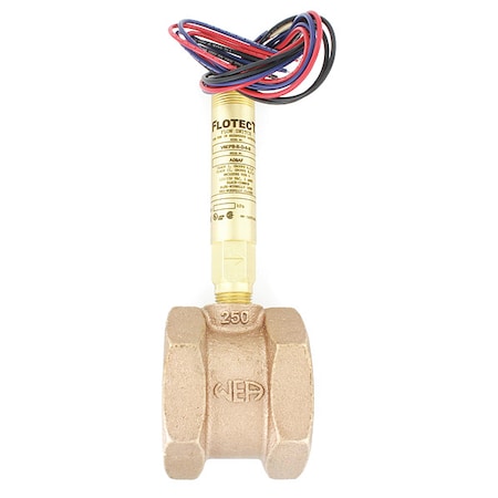 Mini-size flow switch, brass upper and lower body, 2