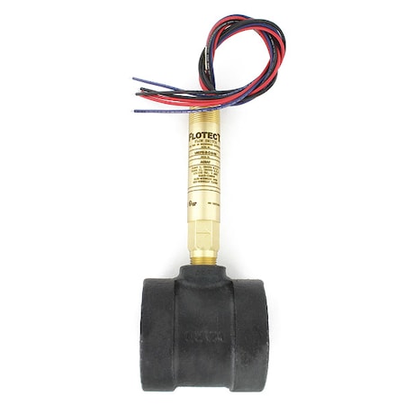 Mini-size flow switch, brass upper and lower body, 2