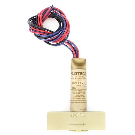 Liquid Flow Switch, DPDT, 125/250VAC MPN:V6EPB-B-D-LF