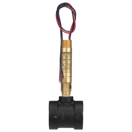 Mini-size flow switch, brass upper and lower body, 1-1/2