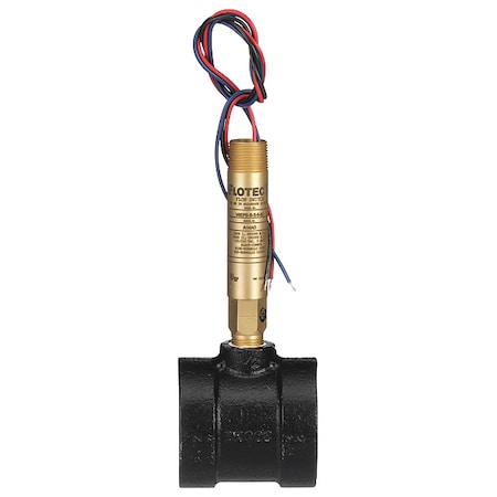 Mini-size flow switch, brass upper and lower body, 2