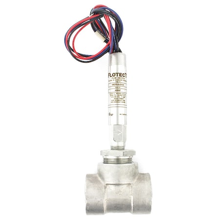 Mini-size flow switch, stainless steel upper and lower body, 1-1/4