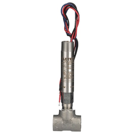 Mini-size flow switch, stainless steel upper and lower body, 1/2