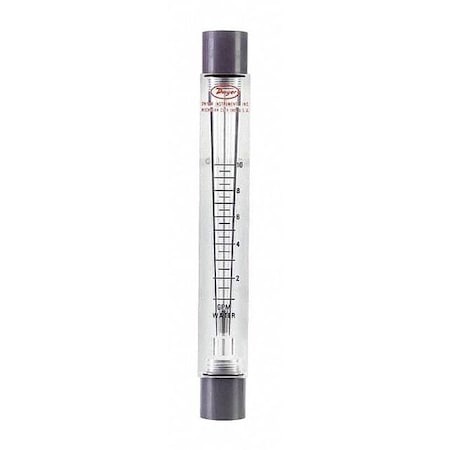 Flowmeter, range 1-10 GPM water. MPN:VFC-142