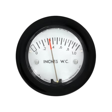 Differential pressure gage, range 0-100 mm w.c. MPN:2-5000-100MM