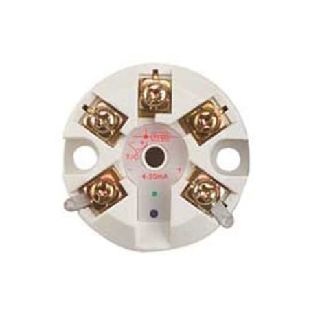 Push-button temperature transmitter, thermocouple (type J, K, T) input. MPN:659TC-1