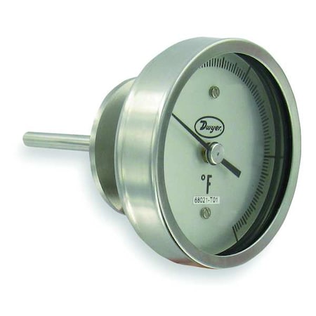 Sanitary bimetal thermometer, 1.5