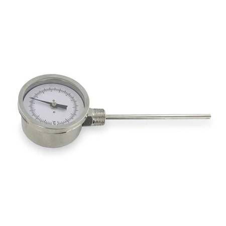 Bimetal thermometer, 2-1/2