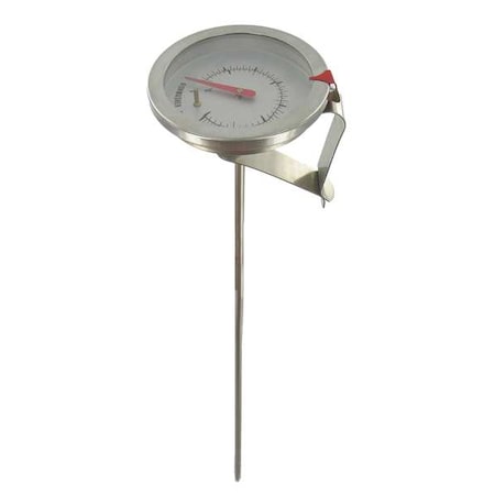 Clip-on bimetal thermometer, range -10 to 110 Degrees C, 8
