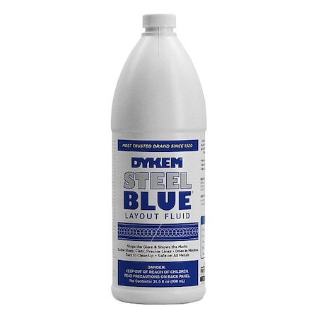 Layout Fluid, Steel Blue, 930 mL, Bottle, Blue MPN:80600