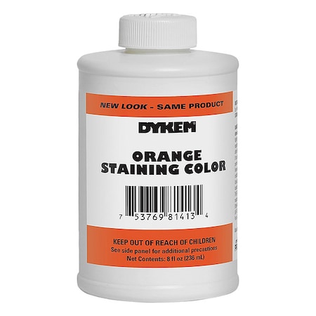 Opaque Staining Color, 8 oz, Orange MPN:81413