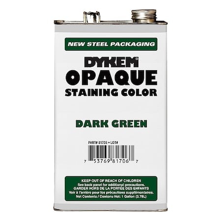 Opaque Staining Color, Gallon, Dark Green MPN:81706