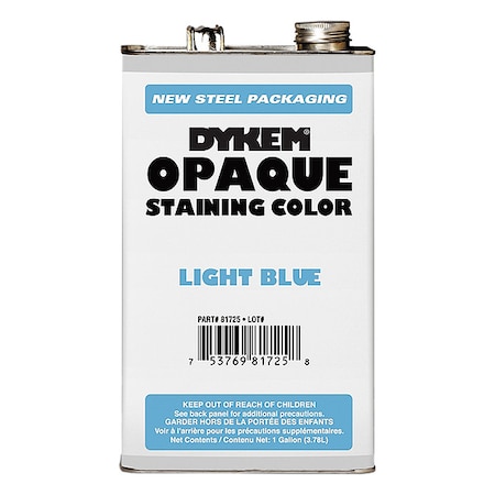 Opaque Staining Color, Gallon, Lite Blue MPN:81725