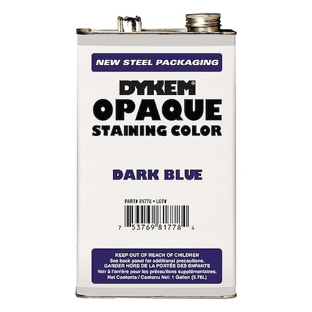 Opaque Staining Color, Gallon, Dark Blue MPN:81778