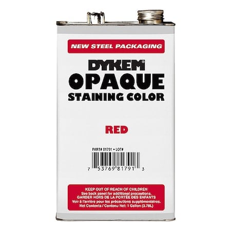 Opaque Staining Color, Gallon, Red MPN:81791