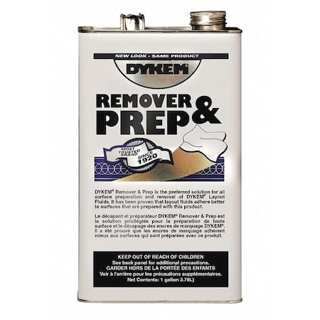Layout Fluid Remover, 1 gal, jug, Remover & Prep MPN:82738