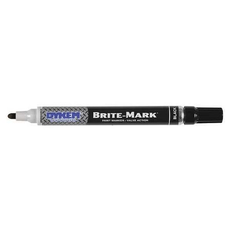 Brite-Mark Paint Pen Medium Tip Black MPN:84002