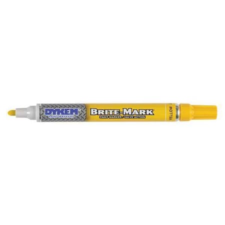 Brite-Mark Paint Pen Medium Tip Yellow MPN:84004