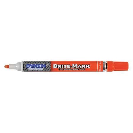 Brite-Mark Paint Pen Medium Tip Orange MPN:84005