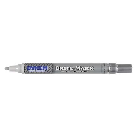 Brite-Mark Paint Pen Medium Tip Silver MPN:84050