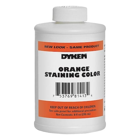 Orange Lead Free Stain 8OZ. Brush In Cap MPN:81413