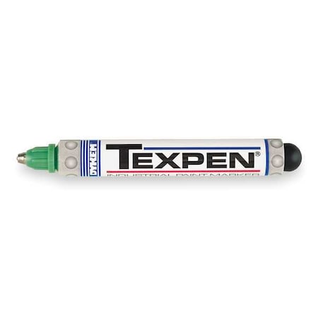 Industrial Marker, Medium Tip, Green Color Family, Ink MPN:16043