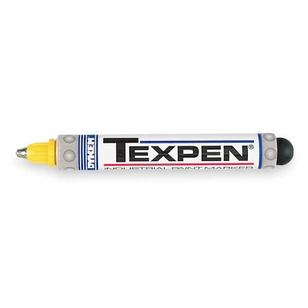 Industrial Marker, Medium Tip, Yellow Color Family, Ink MPN:16063