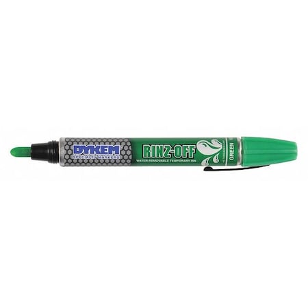 Paint Marker, Green, Water Removable MPN:44108