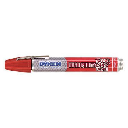 Industrial Marker, Medium Tip, Red Color Family, Ink MPN:44301