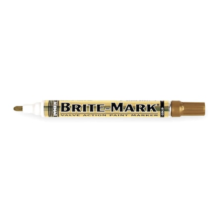 Gold Medium Tip Dykem Brite-Mark Marker MPN:8030-8409