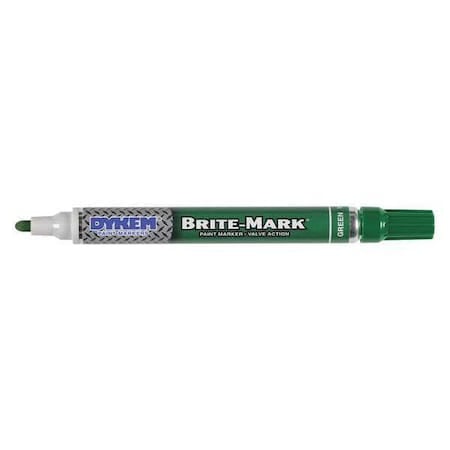 Paint Marker, Medium Tip, Green Color Family, Paint MPN:84007