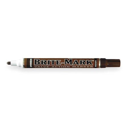 Paint Marker, Medium Tip, Brown Color Family, Paint MPN:84010