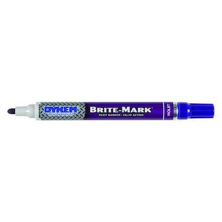 Paint Marker, Medium Tip, Violet Color Family, Paint MPN:84019