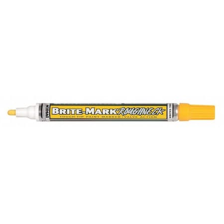 Paint Marker, Medium Tip, Yellow Color Family, Paint MPN:84204