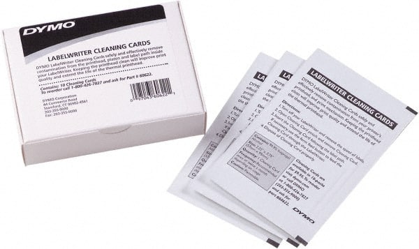 Pack of (10), Kit of Label Maker Cleaning Cards MPN:60622
