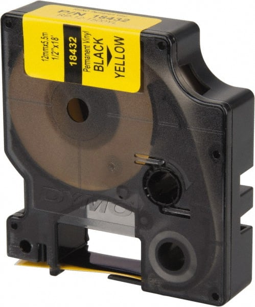 Vinyl Tape: 18', Yellow MPN:18432
