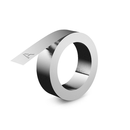 EmbosserLabelTape, 16ftL, Silver, 1/2inW MPN:31000