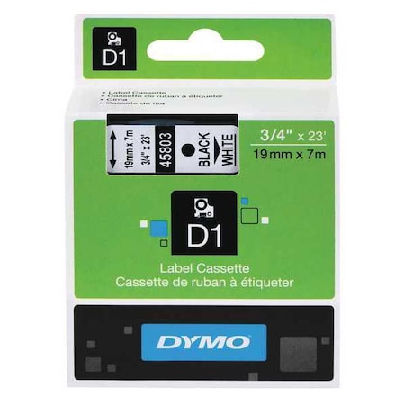 Label/Ribbon Cartridge, White, 3/4 in W MPN:45803