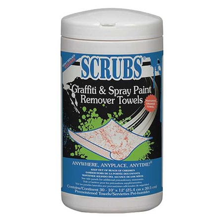 Graffiti and Paint Remover Towels MPN:90130